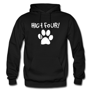 High Four! Heavy Blend Adult Hoodie - black
