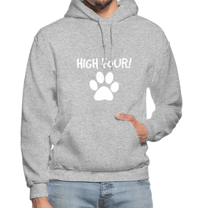 High Four! Heavy Blend Adult Hoodie - heather gray