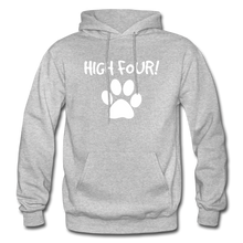 Load image into Gallery viewer, High Four! Heavy Blend Adult Hoodie - heather gray