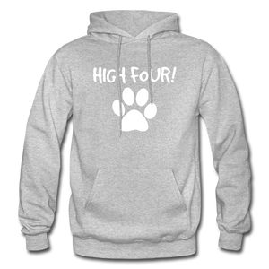 High Four! Heavy Blend Adult Hoodie - heather gray
