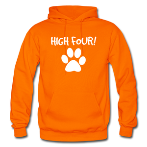 High Four! Heavy Blend Adult Hoodie - orange