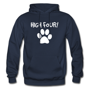 High Four! Heavy Blend Adult Hoodie - navy