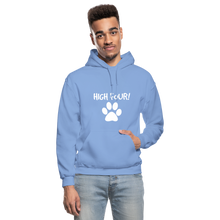 Load image into Gallery viewer, High Four! Heavy Blend Adult Hoodie - carolina blue