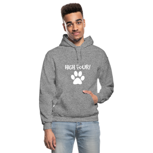 High Four! Heavy Blend Adult Hoodie - graphite heather
