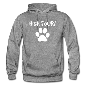 High Four! Heavy Blend Adult Hoodie - graphite heather