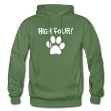 Load image into Gallery viewer, High Four! Heavy Blend Adult Hoodie - military green
