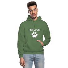 Load image into Gallery viewer, High Four! Heavy Blend Adult Hoodie - military green