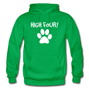High Four! Heavy Blend Adult Hoodie - kelly green
