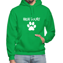 Load image into Gallery viewer, High Four! Heavy Blend Adult Hoodie - kelly green