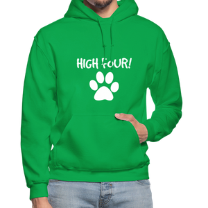 High Four! Heavy Blend Adult Hoodie - kelly green