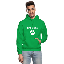 Load image into Gallery viewer, High Four! Heavy Blend Adult Hoodie - kelly green