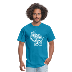 Paws Across Wisconsin Classic T-Shirt - turquoise