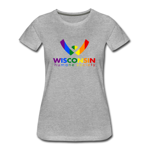 WHS Pride Contoured Premium T-Shirt - heather gray