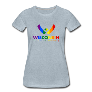 WHS Pride Contoured Premium T-Shirt - heather ice blue