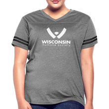 Load image into Gallery viewer, WHS Logo Contoured Vintage Sport T-Shirt - heather gray/charcoal
