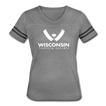 Load image into Gallery viewer, WHS Logo Contoured Vintage Sport T-Shirt - heather gray/charcoal