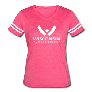 WHS Logo Contoured Vintage Sport T-Shirt - vintage pink/white