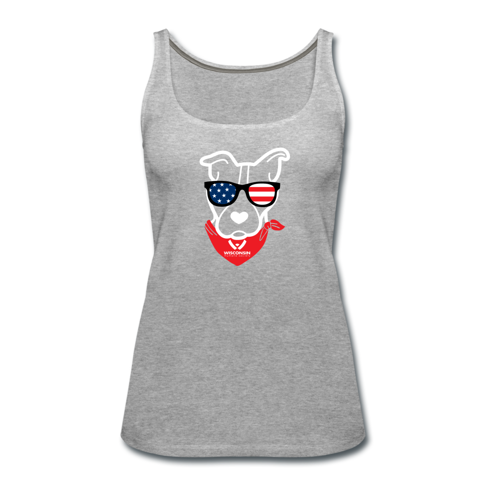 
                  
                    USA Dog Contoured Premium Tank Top - heather gray
                  
                