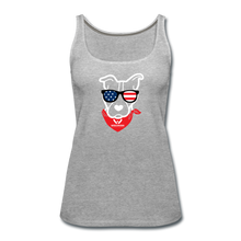 Load image into Gallery viewer, USA Dog Contoured Premium Tank Top - heather gray