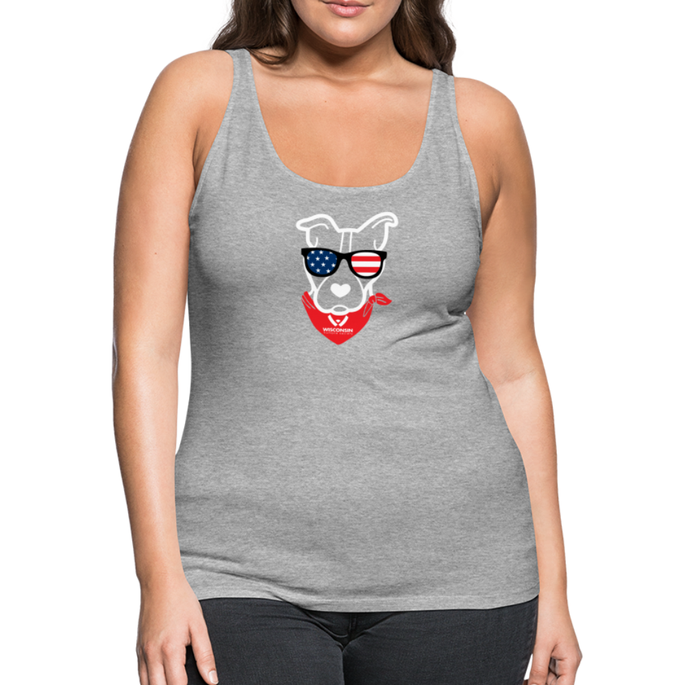 
                  
                    USA Dog Contoured Premium Tank Top - heather gray
                  
                
