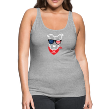 Load image into Gallery viewer, USA Dog Contoured Premium Tank Top - heather gray