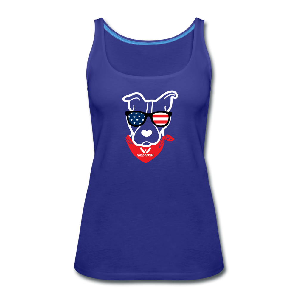 
                  
                    USA Dog Contoured Premium Tank Top - royal blue
                  
                