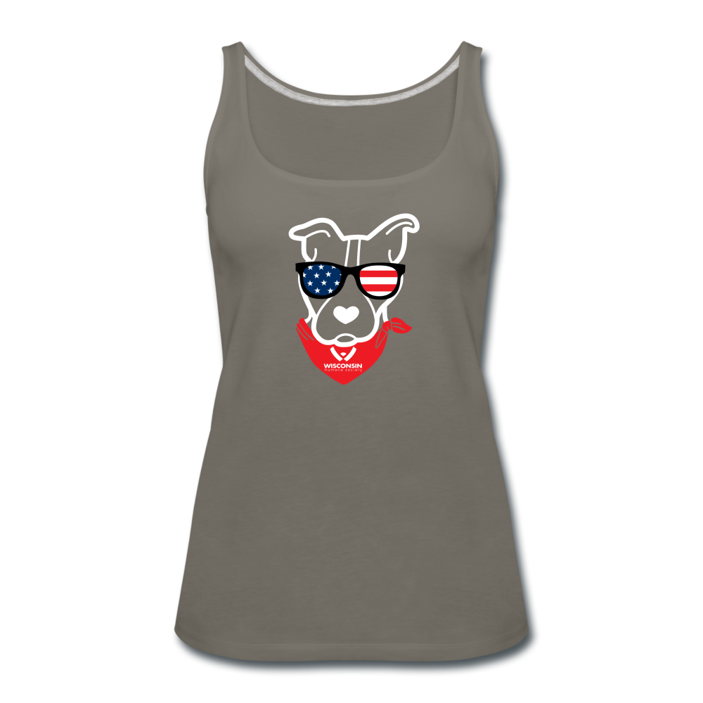 
                  
                    USA Dog Contoured Premium Tank Top - asphalt gray
                  
                