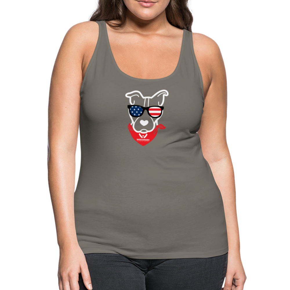 
                  
                    USA Dog Contoured Premium Tank Top - asphalt gray
                  
                