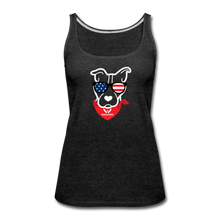 Load image into Gallery viewer, USA Dog Contoured Premium Tank Top - charcoal gray