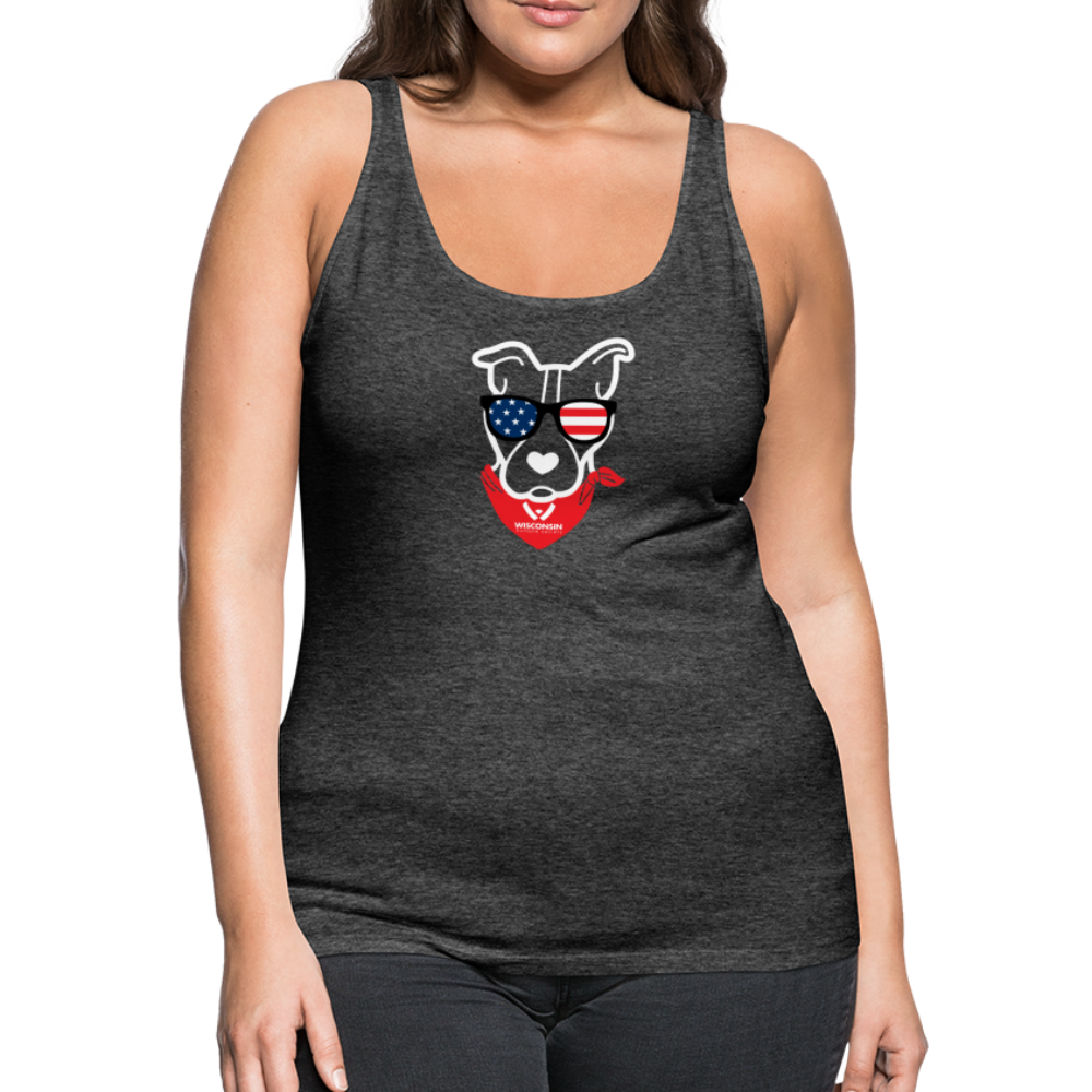 
                  
                    USA Dog Contoured Premium Tank Top - charcoal gray
                  
                