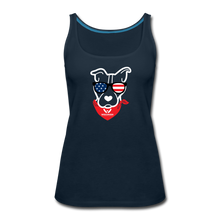 Load image into Gallery viewer, USA Dog Contoured Premium Tank Top - deep navy