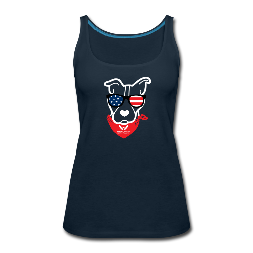 
                  
                    USA Dog Contoured Premium Tank Top - deep navy
                  
                
