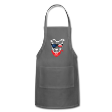 Load image into Gallery viewer, USA Dog Adjustable Apron - charcoal