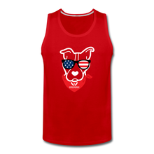 Load image into Gallery viewer, USA Dog Classic Premium Tank - red