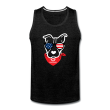 Load image into Gallery viewer, USA Dog Classic Premium Tank - charcoal gray