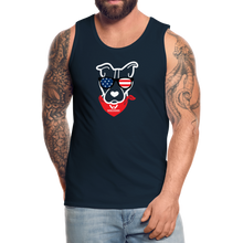 Load image into Gallery viewer, USA Dog Classic Premium Tank - deep navy