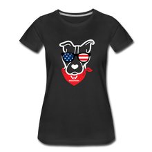 Load image into Gallery viewer, USA Dog Contoured Premium T-Shirt - black