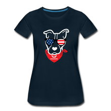 Load image into Gallery viewer, USA Dog Contoured Premium T-Shirt - deep navy