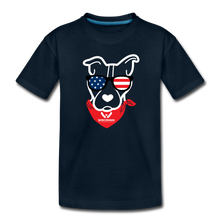 Load image into Gallery viewer, USA Dog Kids&#39; Premium T-Shirt - deep navy