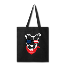 Load image into Gallery viewer, USA Dog Tote Bag - black