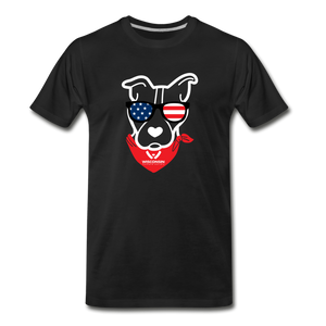 USA Dog Classic Premium T-Shirt - black