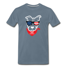 Load image into Gallery viewer, USA Dog Classic Premium T-Shirt - steel blue