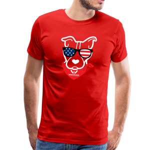 USA Dog Classic Premium T-Shirt - red