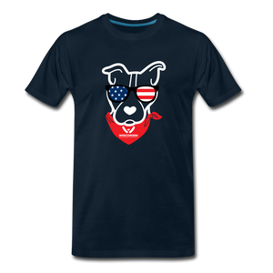 USA Dog Classic Premium T-Shirt - deep navy