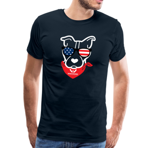 USA Dog Classic Premium T-Shirt - deep navy