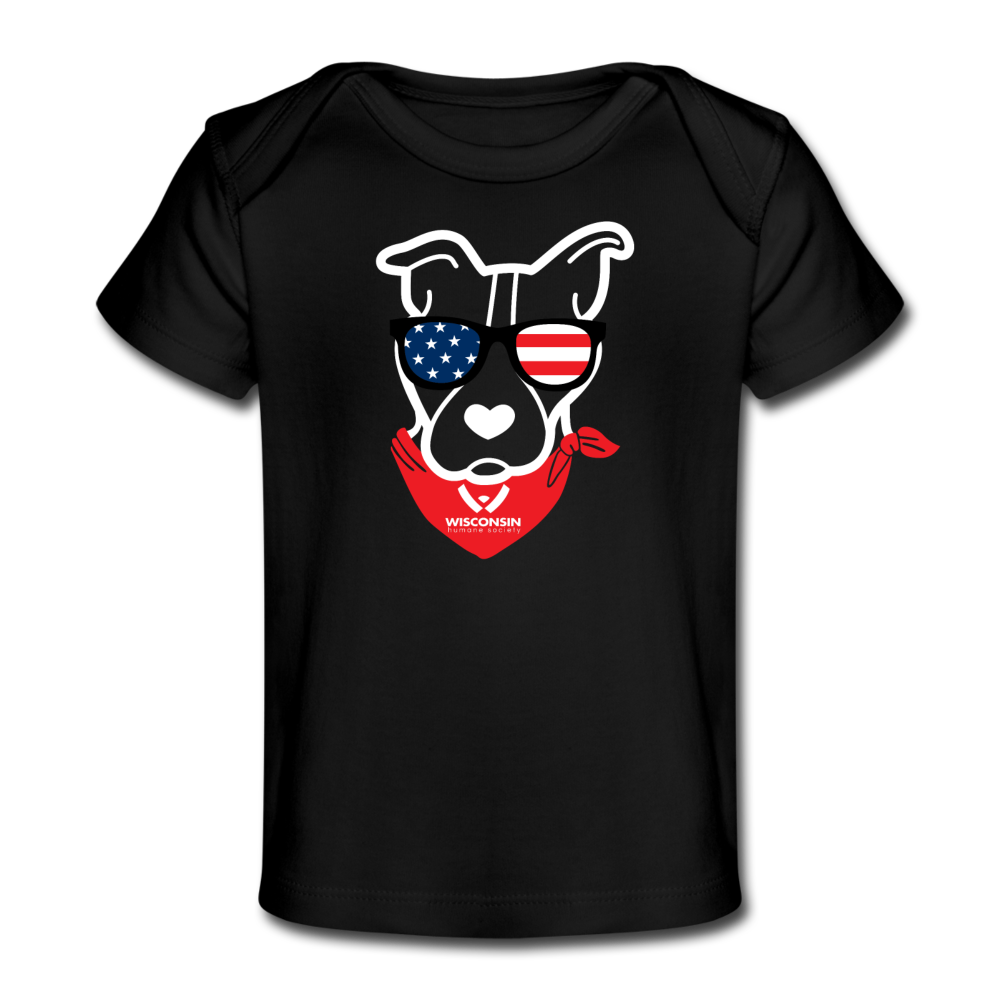 
                  
                    USA Dog Organic Baby T-Shirt - black
                  
                