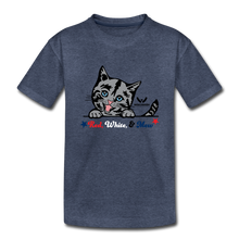 Load image into Gallery viewer, Red White &amp; Mew Kids&#39; Premium T-Shirt - heather blue