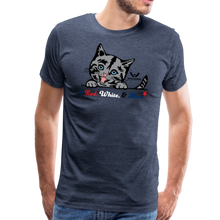 Load image into Gallery viewer, Red White &amp; Mew Classic Premium T-Shirt - heather blue