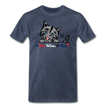 Load image into Gallery viewer, Red White &amp; Mew Classic Premium T-Shirt - heather blue