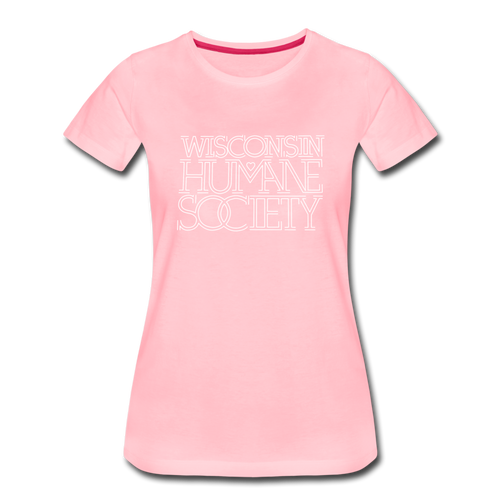 WHS 1987 Logo Contoured Premium T-Shirt - pink